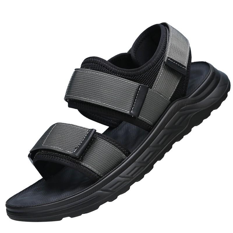 Mens Slip-On Sandals Outdoor Walking Beach Travel Lightweight Breathable TPR Sole Non-Slip Casual Footwear