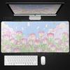 Spring Cute Rabbit Mouse Pad Large Gaming Pink Bunny XXL Laptop Kawaii Flower DeskMat Gamer Keyboard Non-slip Office Accessories