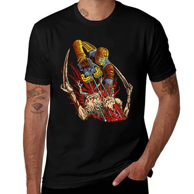 Necro Space - Black Shirt T-Shirt T Shirts for Man Graphic Vintage T Shirt Personalised T Shirts with Prints T-Shirt