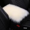 Faux Fur Car Plush Armrest Cover Auto Center Arm Rest Console Pad Wool Cushion Protector Universal Auto Car Interior Accessories