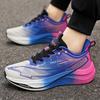 2025 New Ultra-light Mesh Breathable Running Shoes Men's Retro Shock Absorption Non-slip Real Explosion Carbon Board Racing Sports Shoes Tide