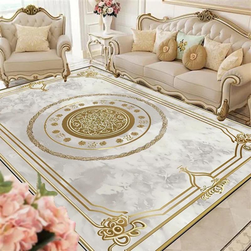 Luxe Europese Woonkamer Kleden Lounge Sofa Salontafel Antislip Tapijt Huis Kamer Slaapkamer Decor Garderobe Vloermatten Wasbaar