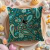 Classic Design E-Etro Cushion Cover Linen Organic Fabric Double-Sided Printing Breathable Pillow Case Sofa Home Decor Gift