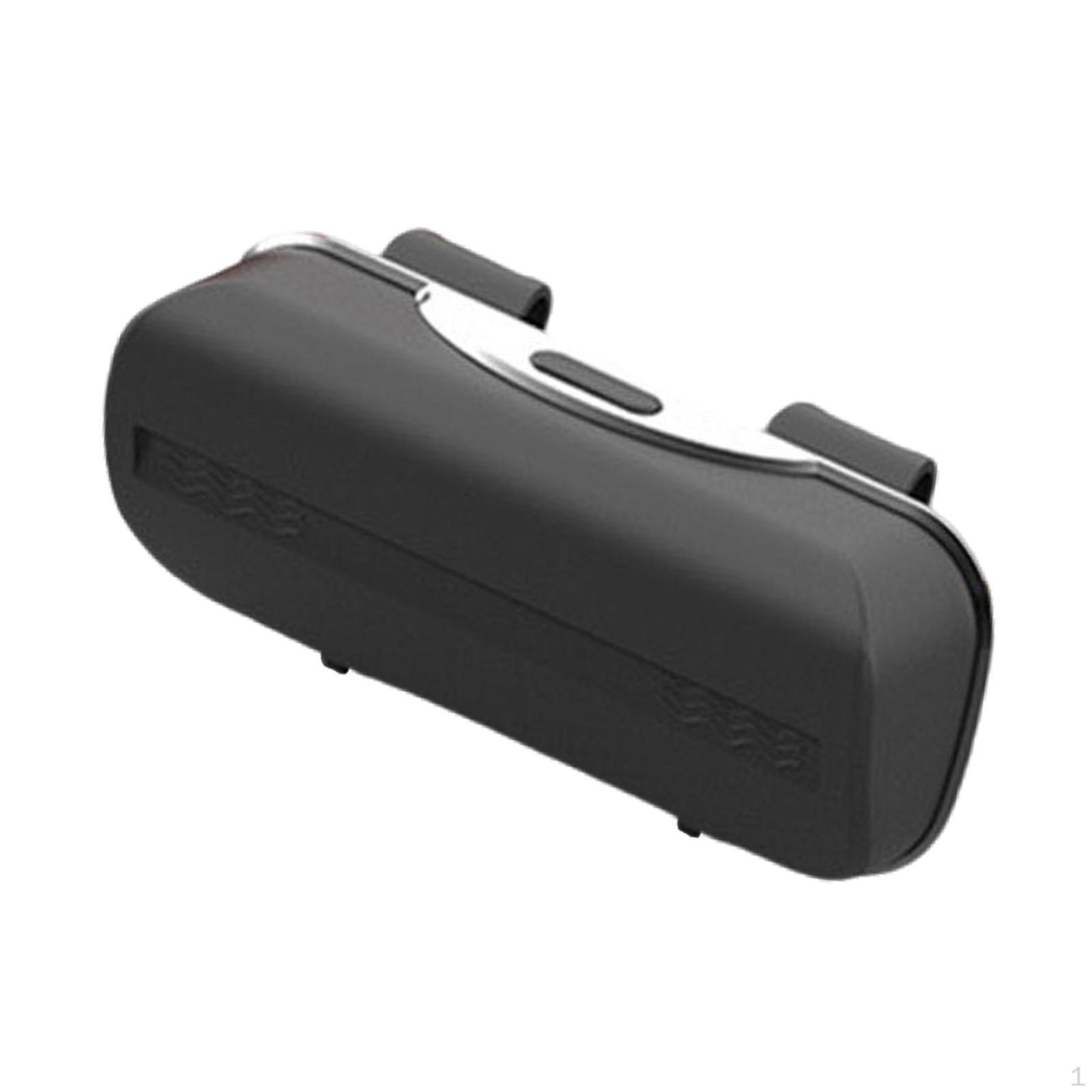 

Car Sun Visor Sunglasses Case, Hard And Sturdy, Automotive Interior Accessories Box, 19cm X 5cm чёрный