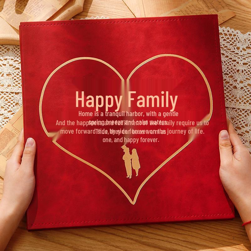 Álbum de Fotos Autoadhesivo Hecho a Mano de Gran Capacidad para Recuerdos Familiares y de Bebé