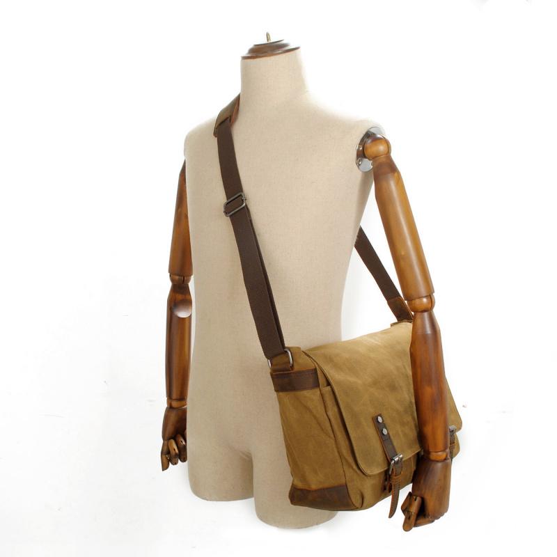 Vintage Men's Shoulder Bag Casual Canvas Men's Bag, Crossbody Bag, Vintage Canvas Bag, Laptop Bag, Outdoor