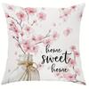 Enchanting Sakura - Themed Pillow Cover: Welcome Spring & Embrace Sweet Home Sofa Bed Cushion Cover Home Room Decoration