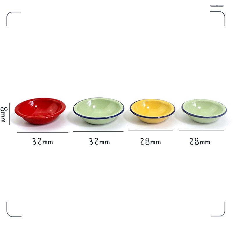 1:12 Dollhouse Miniature Old Style Retro Soup Basin Food Fruit Bowl, Dishes Plate, Bowl Kitchen Tableware Dollhouse Accessories