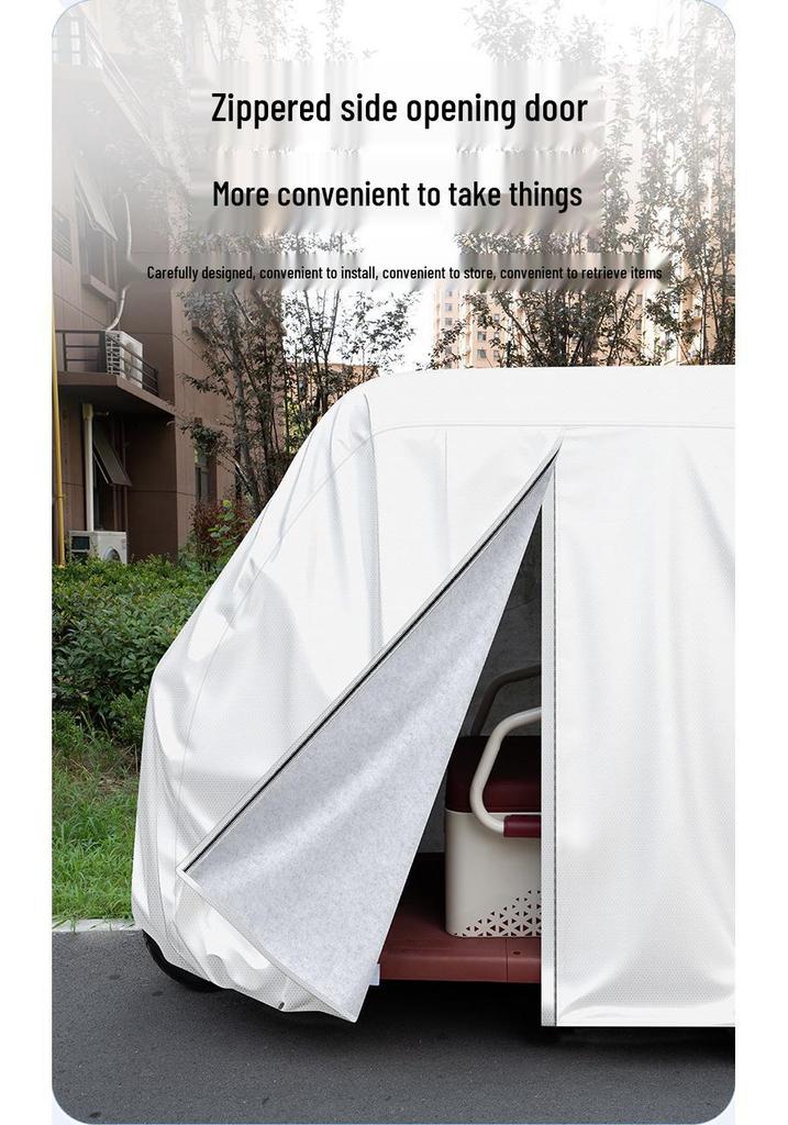 BuBuXian T5 Electric Tricycle Rain & Sun Protection Canopy