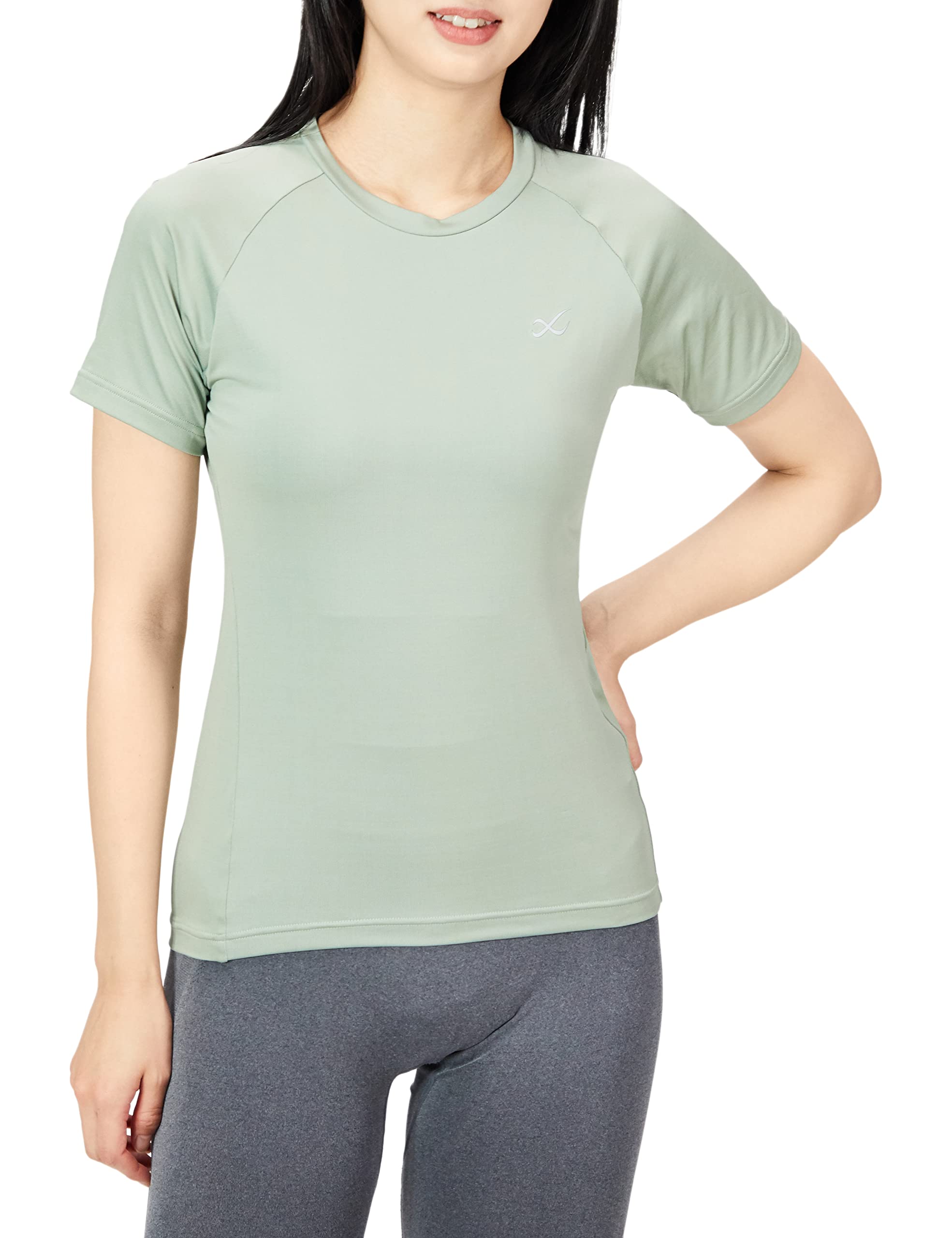 

DLY115 Crew Neck Short Sleeve Top with UV and Odor Resistant Size Size L CW-X/Wacoal Women s Sweat-Wicking, Quick-Drying, Protection, Antibacterial,