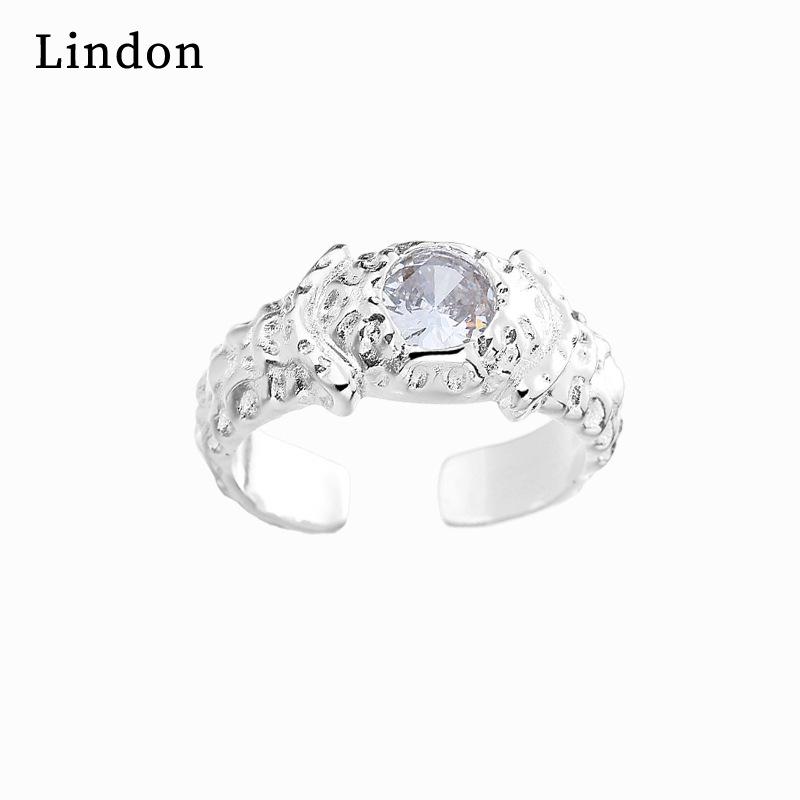 

Классическое кольцо Lindon из медного сплава с цирконием, женские ювелирные изделия, свадебный подарок для вечеринки