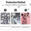 DIY Frameless Pearl Art Painting Kit Pink Leopard With Bow Knot 3D Sparkling Bead Canvas Gift for Craft Lovers Home Wall Decor Art Project