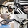 3Pcs Heavy Duty Wrench Double Ended Self-Tightening Wrench 3-22mm Extra-Long Multi-Functional Adjustable Universal Wrenches Home Repair Tools