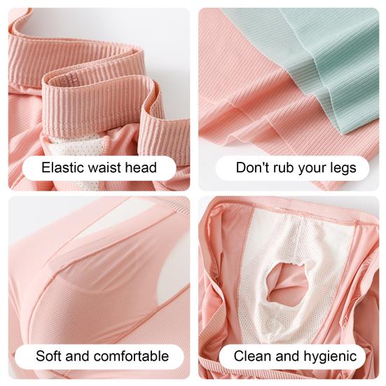 Boxer Underwear Men High Elastic Breathable Holes 3D Cutting Shorts Briefs Solid Color 3D U-Convex Panties Daily Wear