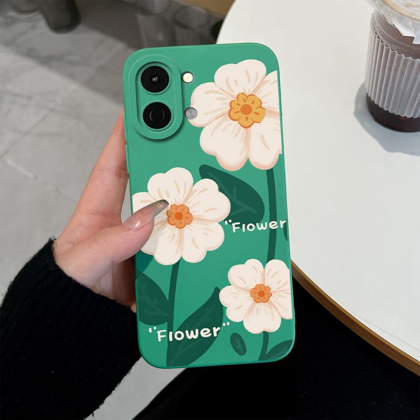 Lovely Back Cover For Tecno Spark Go 3 2 1S Pova 7 Ultra Pro Spark 40 40C 30 Phone Bags Cute Avocado Pretty Flowers Shell Soft Silicone Anti Slip Case