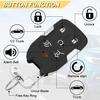 Key Fob Replacement For 2015- Chevy Suburban Tahoe/ 15-20 GMC Yukon And Yukon XL Car Keyless Entry Remote Control,HYQ1AA,6 Buttons,2Pcs,2Pcs
