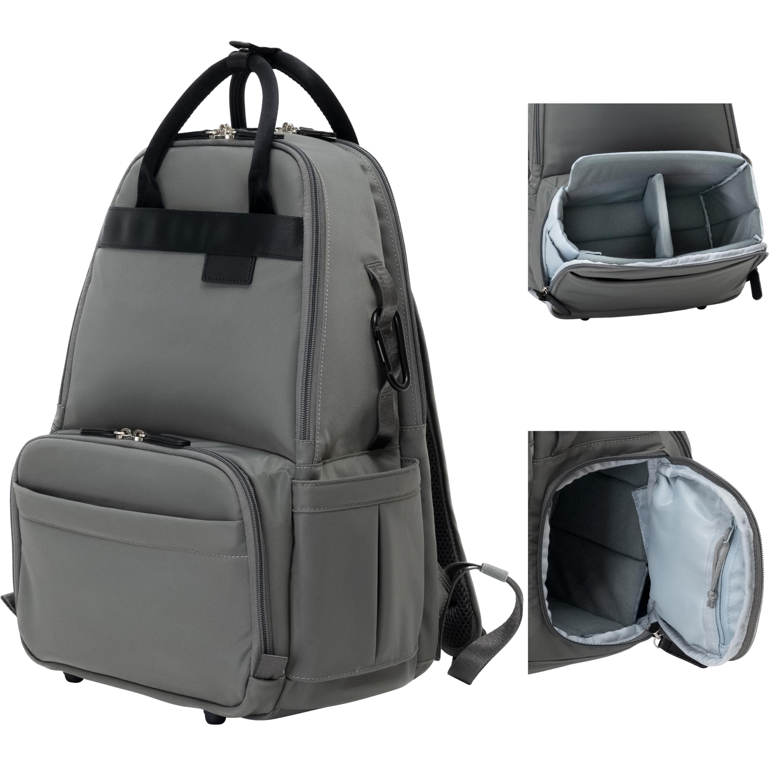 

Легкая компактная сумка для фотокамеры 13 л цифровая однообъективная камера 2 воздушные камеры 14 дюймов ПК хранение серый [Linta] серый