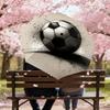 1PC soccer ball Automatic Open/Close Umbrella with Windproof, 8-Rib Sturdy Canopy, Durable Ribs, Fashionable Design,1290a