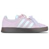 adidas VL COURT 2.0 Gamuza Resistente a la Abrasión Caña Baja Zapatillas de Skate Unisex Rosa Flor de Cerezo JS3003( Equipo1574-)