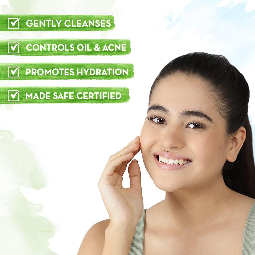 Mamaearth Multani Mitti Face Wash 100ml | Oil Control & Acne Prevention | Hydrating Bulgarian Rose | Gentle Cleanser For All Skin Types