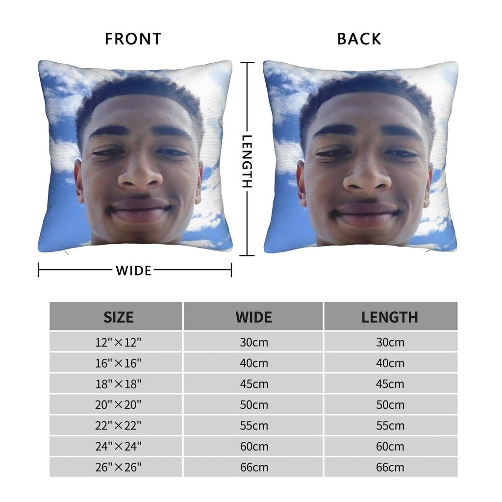 Jude Bellingham Pillow Case  Graphic Pillow Cover For Living Room Chair Vintage Pillowcases