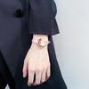 Women Vintage Square Watch Quartz Analog Watch Mini Dial Business Dress Leather Watch