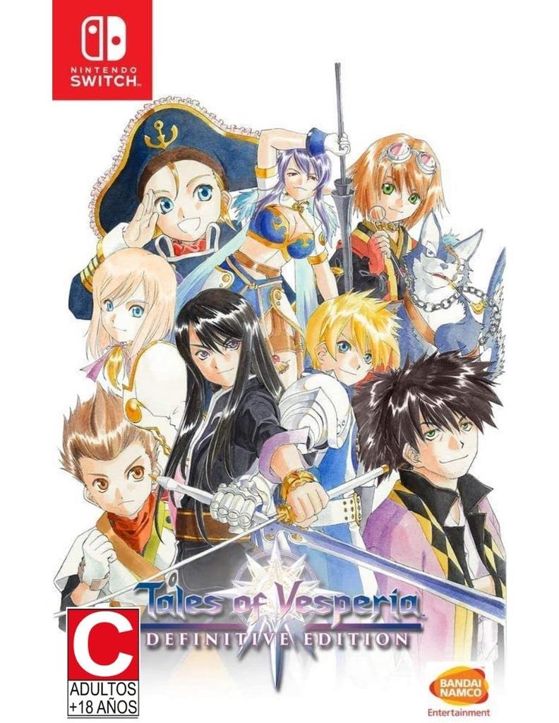 Tales of Vesperia Definitive Edition North Switch (Import America) -