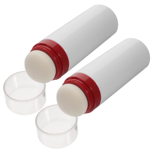 TIDTALEO Portable Baby Powder Puff Bottle, Compact and Portable for Talc Application, Travel and Home Use, Lightweight and Durable, with Soft Puff for