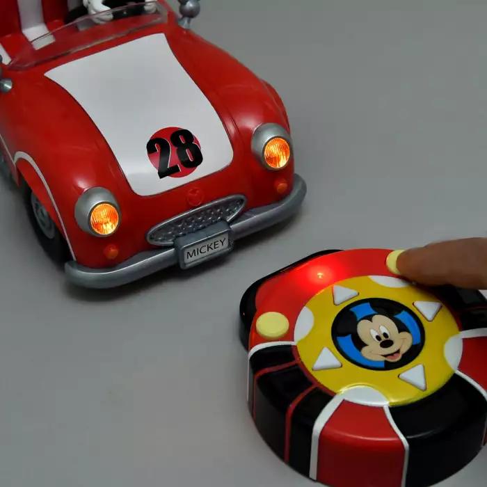 Disney Mickey Mouse Remote Control Car Light Up & Sound Roadster Japan NEW