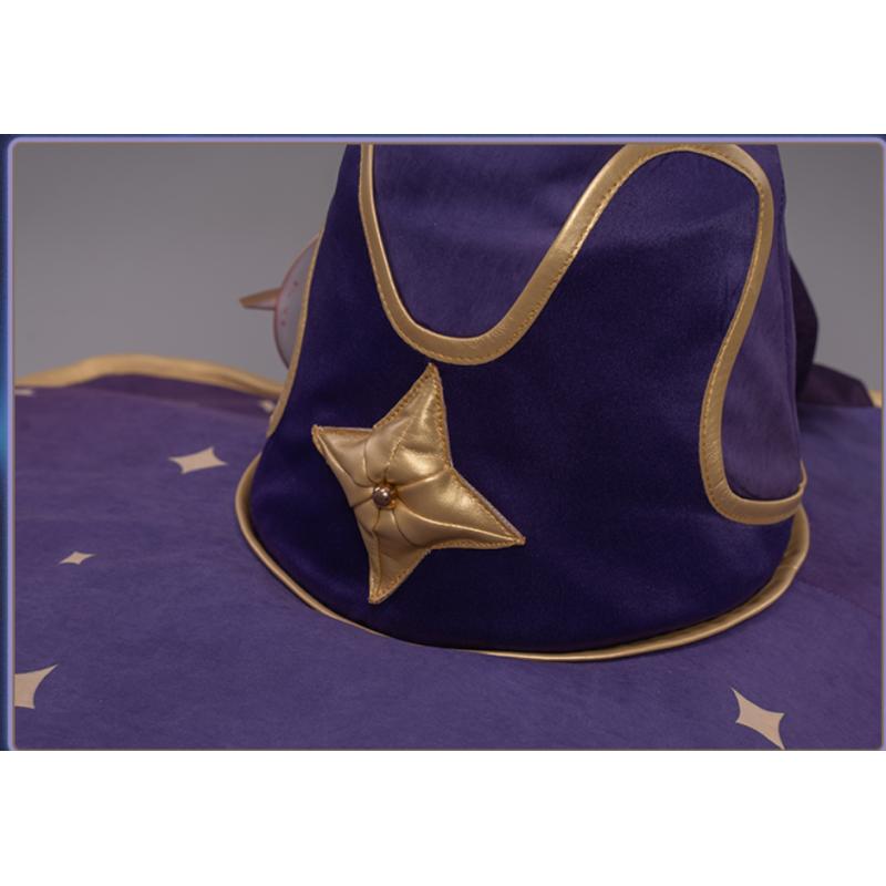 Game   Mona Pre-sale Cosplay Magician The High Quality Hat Unisex Halloween Party Role Play Accessories