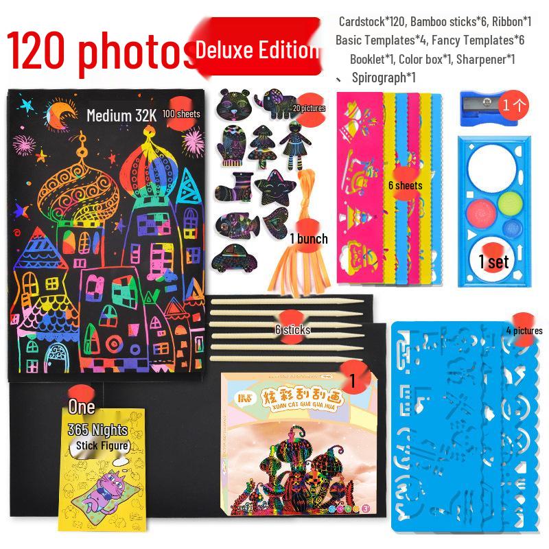Kindergarten Art Supplies: Handmade Projects for Middle and Big Class Decorations.
