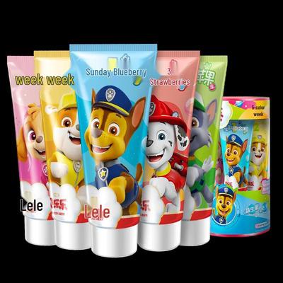 Lengsuanling Paw Patrol Kids Anti-Cavity Toothpaste Set