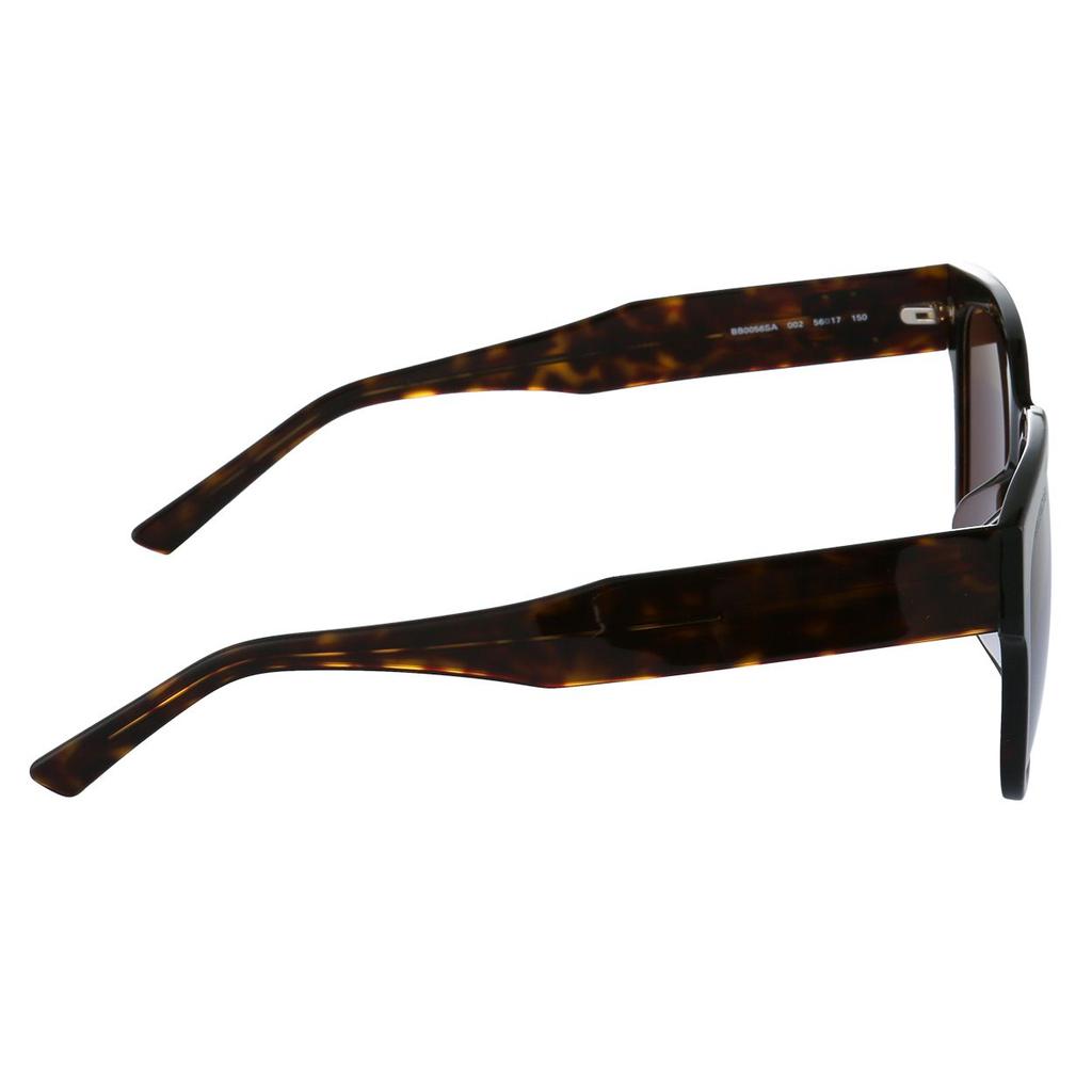 Balenciaga Sunglasses Gray Lenses Black Square Frame Classic Eyewear Men sunglasses BB0056SA-002-56