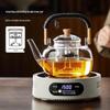 YIHUTEA Heat-Resistant Glass Tea Pot with Dual Infusers