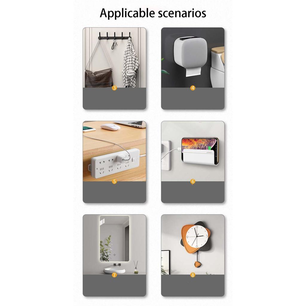 Nano Double-sided Tape With No , High Viscosity Hook Adhesive, No Punching, Acrylic Transparent Tape, Waterproof Adhesive