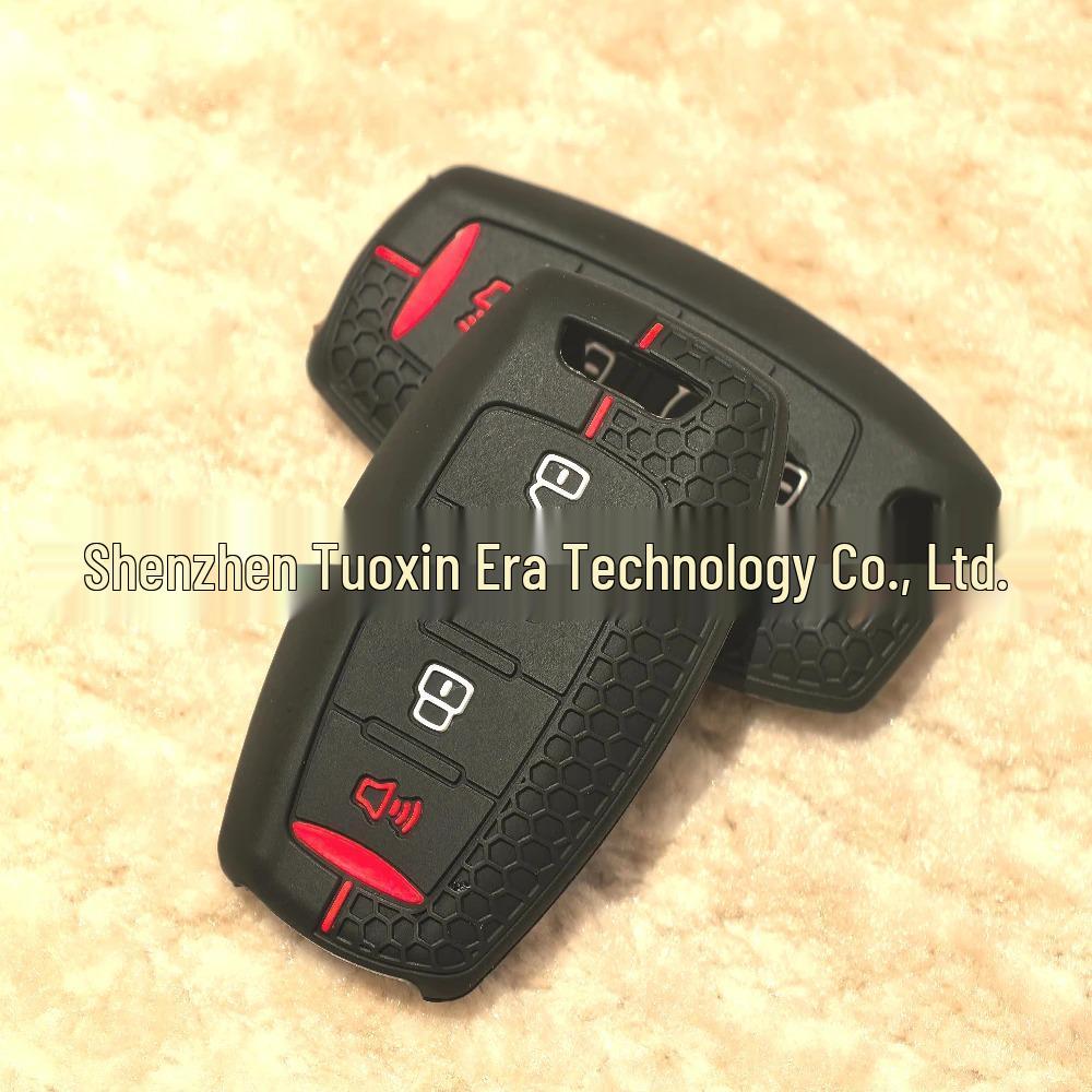 Silicone Car Key Cover for Great Wall Haval - Honeycomb Pattern