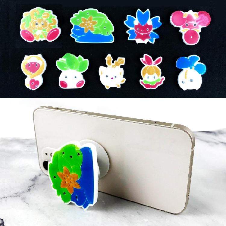 Diy Cartoon Baby Mobile Phone Back Sticker Airbag Bracket Silicone Mold