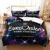 3 Pieces Adult Boys Bedroom Bedding Set Cartoon Anime Hip Hop Style Duvet Cover Set 2024 Quilt Cover Pillowcase