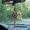 Versatile Car Hanging Ornament Lotus Rearview Mirror Pendant  Car Interior Supplies