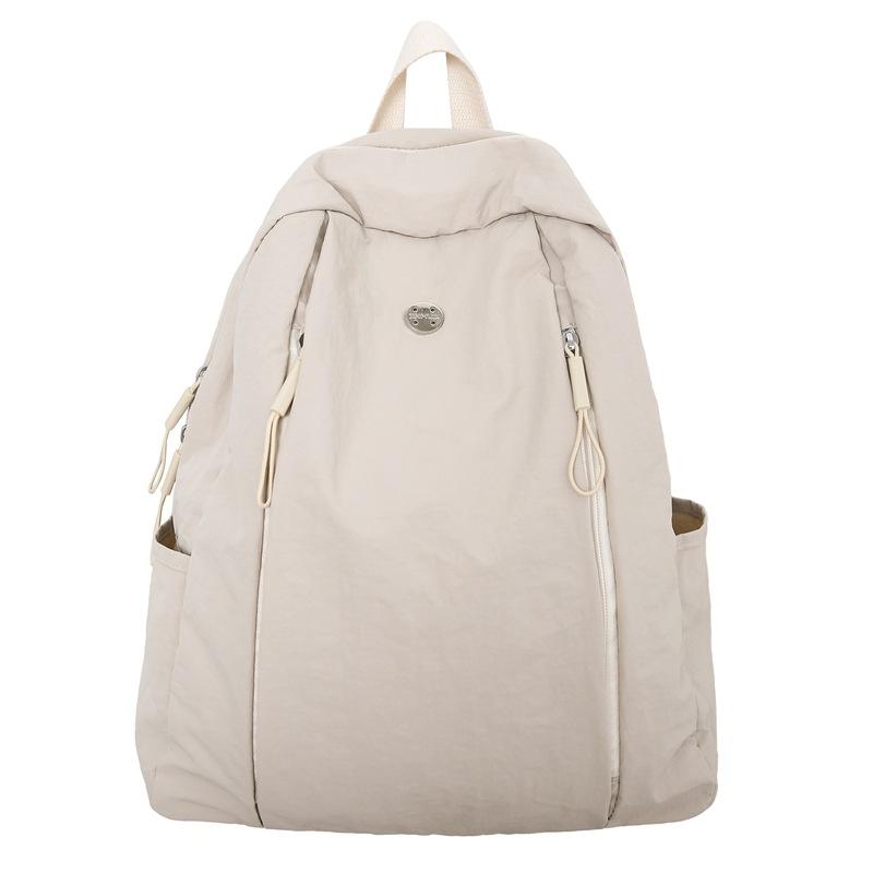 Sac à dos pour femme, sac à dos de sport pour homme, sac d'école de couleur unie pour étudiant