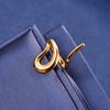 Gold Stainless Steel Resizable Opening Ring for Women Men Snake Circlet Engagement Wedding Band Metal Jewelry Couple Gift