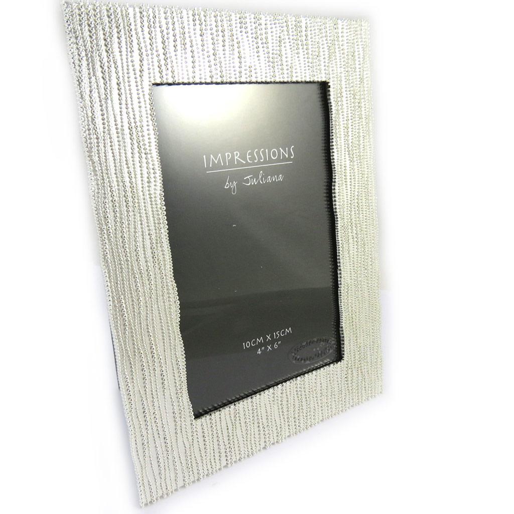 Les Trésors De Lily [M3062] - Chrome 'Design' Photo Frame (10x15 Cm)