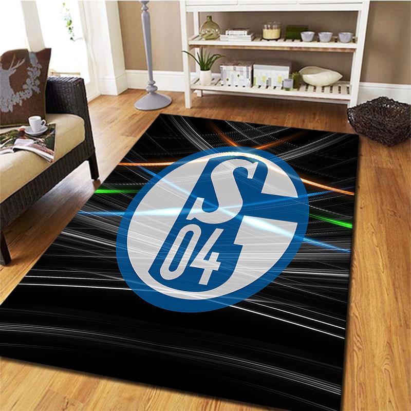 FC Schalke 04 Carpet Rug for Living Room Bedroom Home Sofa Decoration,Kids play Non-slip Floor Mat