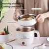 Kompakter multifunktionaler elektrischer Hot Pot zum Kochen im Wohnheim