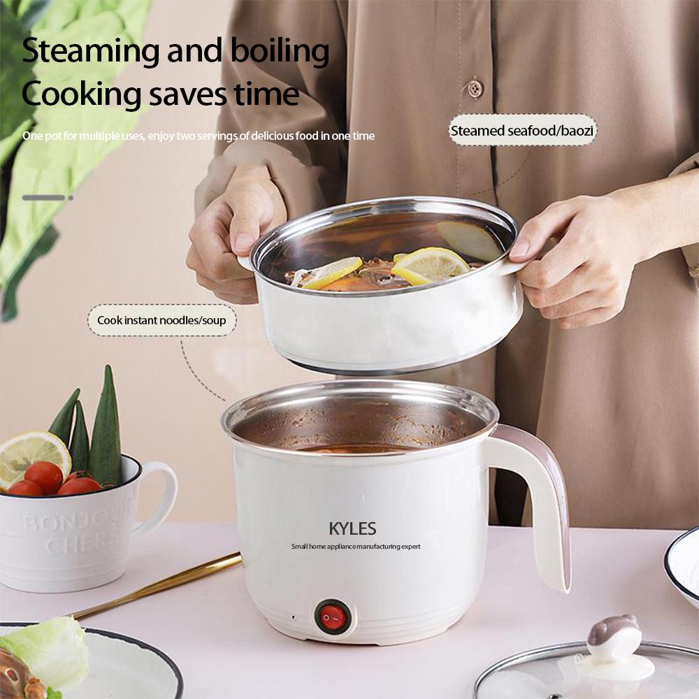 Oală electrică multifuncțională compactă pentru gătit în cămin