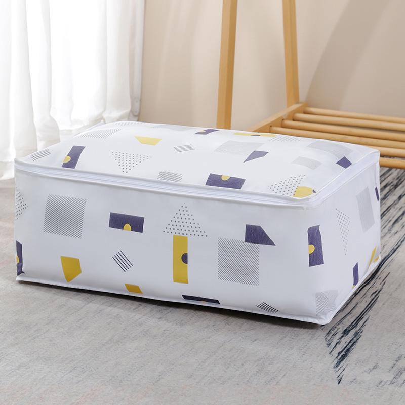 Cotton Quilt Storage Bag Organizer - Large Capacity, Waterproof & Moisture-Proof for Clothes and Quilts