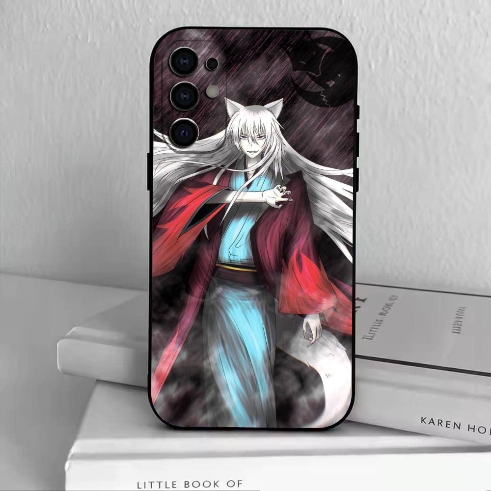 M-misama Kiss T-Tomoe Phone Case Black Silicone Soft For Samsung S25,S24,S21,S22,S23,S30,Ultra,S20,Plus,Fe,Lite