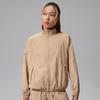 Jackets Women's Khaki Stand Collar Moderate