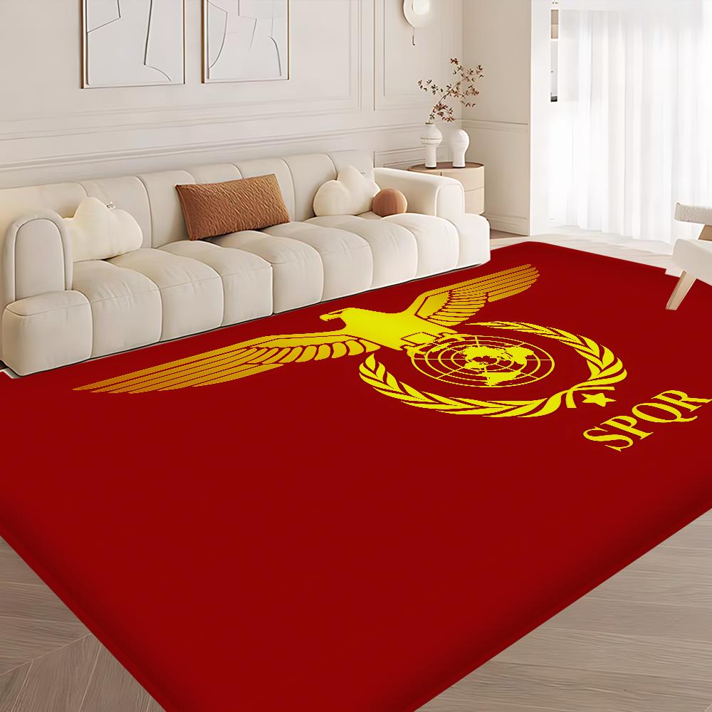 Roman S-SPQR Hallway Carpet Washable Non-Slip Living Room Sofa Chairs Area Mat Kitchen Doormat Area Rug