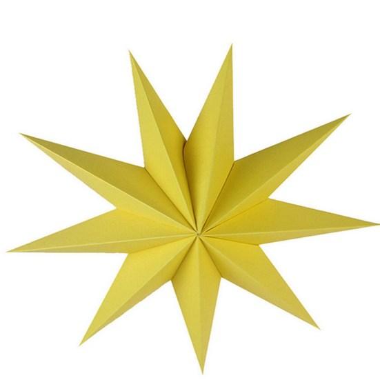 Nine Angles Paper Hanging Star Lampshade Home Bar Ornament Christmas Party Decor
